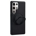 VILI TCY Series for Samsung Galaxy S25 Ultra Magnetic Phone Case Ring Kickstand PC TPU Back Cover