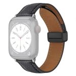 3 2 1 42mm Litchi Texture Leather Strap - Grey