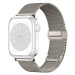 KALEBOL Magnetic Buckle Watch Band for Apple Watch Series 10 9 8 7 SE 6 5 4 3 2 1 42mm 41mm 40mm 38mm Stainless Steel Strap - Starlight
