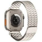 LEMONDA Magnetic Strap For Apple Watch Series 10 Ultra 9 8 7 SE 6 5 4 3 2 1 46mm 49mm 45mm 44mm 42mm Metal Watch Band - Starlight