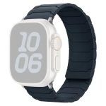 Silicone Strap for Apple Watch Series 10 Ultra 9 8 7 SE 6 5 4 3 2 1 46mm 49mm 45mm 44mm 42mm Magnetic Band - Midnight Blue