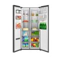 (Promo) C620SBWG Side-by-Side 185x91.3x68 605 LT NF Inverter Free-Built-In Display Dispenser Galaxy Grey