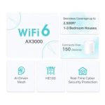 TP-link Deco X50(1-pack) AX3000 Whole Home Mesh Wi-Fi 6 Unit