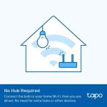 TP-Link Tapo L510E Smart Wi-Fi Light Bulb, Dimmable