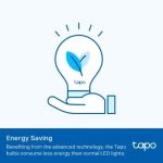 TP-Link Tapo L510E Smart Wi-Fi Light Bulb, Dimmable