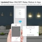 Moes WiFi+RF Switch; EU Type;1 Gange ერთ კლავიშიანი შუქის ჭკვიანი ჩამრთველი შავი