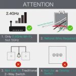 Moes WiFi+RF Switch; EU Type;1 Gange ერთ კლავიშიანი შუქის ჭკვიანი ჩამრთველი შავი
