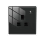 Moes WK-Y-EU-WH-MS Wi-fi ჭკვიანი როზეტი შავი