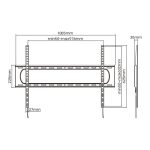SHO Extensible adjustable mount for TV 50" - 100"