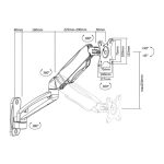 Stell SOS 1811 Monitor mount single