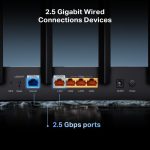 TP-Link Archer BE400 BE6500 Dual-Band Wi-Fi 7 Router