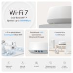 TP-link Deco BE25(1-pack) BE3600 Whole Home Mesh WiFi 7 System