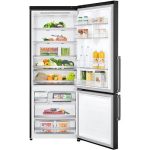 (Promo) GR-B589BQCM.AMCQMER Bottom-Freezer 185x70x74 446 LT NF Inverter Black