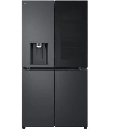 (Promo) GR-X24FFCAB.AEVQMER Side-by-Side 179.2x91.4x73.3 427 LT NF Inverter Dispenser InstaView Door-in-Door Gray