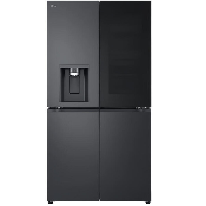 (Promo) GR-X24FFCAB.AEVQMER Side-by-Side 179.2x91.4x73.3 427 LT NF Inverter Dispenser InstaView Door-in-Door Gray