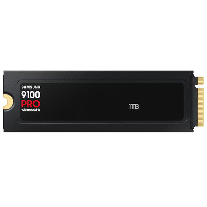 Samsung 9100 PRO PCIe 5.0 1TB SSD MZ-VAP1T0CW With Heatsink