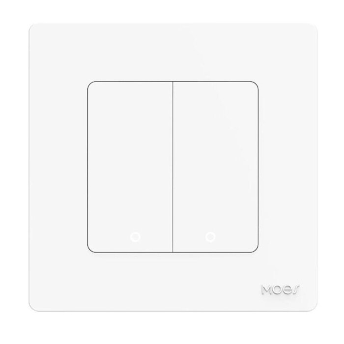 MOES Star Ring 2nd Generation Smart Single Pole 3 Way WIFI Switch WS-SR-EU2-L-WH-MS