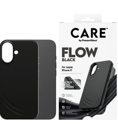 CARE by PanzerGlass Flow Case Black iPhone 17