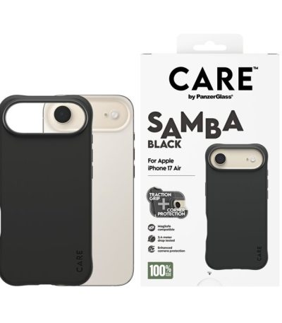 CARE by PanzerGlass Fashion SAMBA Black MagSafe iPhone 17 Air