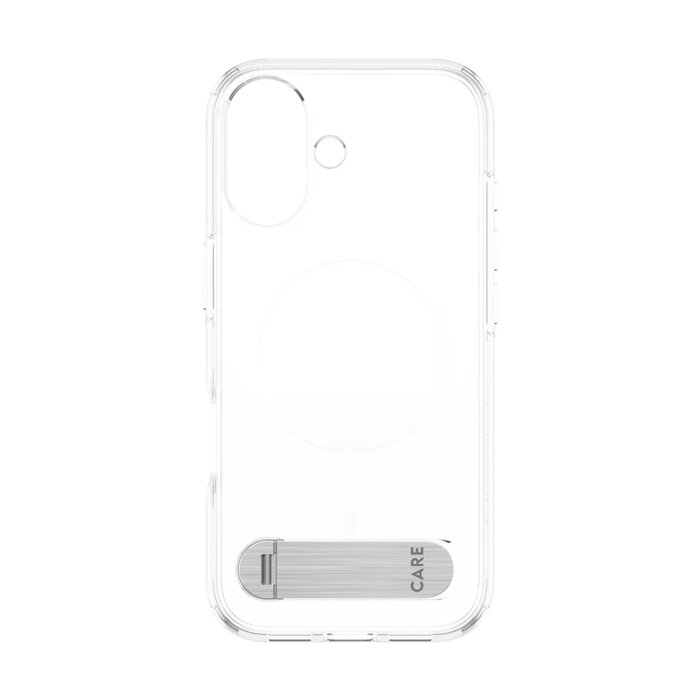 CARE by PanzerGlass Feature Transparent Case w. Kickstand iPhone 17 CARE by PanzerGlass Feature Transparent Case w. Kickstand iPhone 17