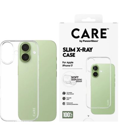 CARE by PanzerGlass Fashion Case Transparent X-Ray Soft Basic iPhone 17