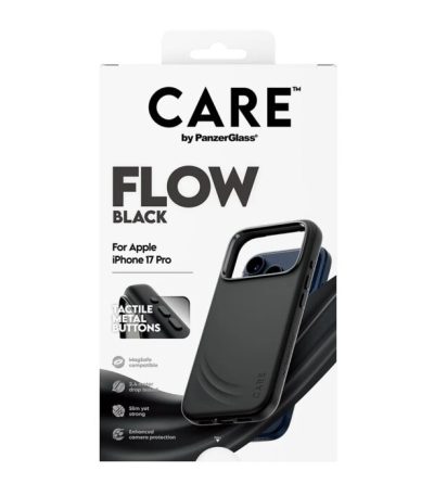 CARE by PanzerGlass Flow Case Black iPhone 17 Pro