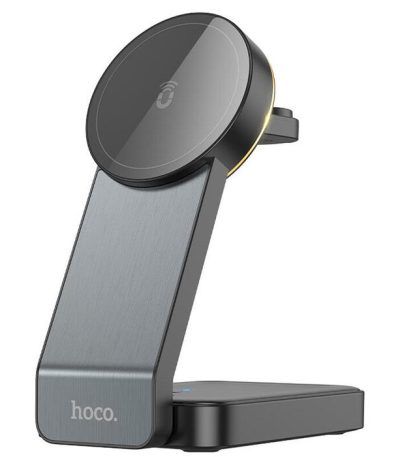 Hoco CQ3 Motorcycle folding 3-in-1 magnetic wireless fast charger