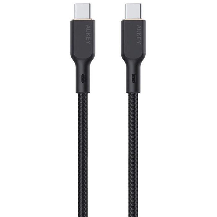 AUKEY CB-KCC102 C-to-C 1.8M 100W Kevlar Braided USB 2.0 Cable Black