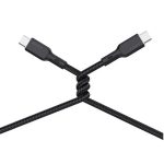 AUKEY CB-KCC102 C-to-C 1.8M 100W Kevlar Braided USB 2.0 Cable Black