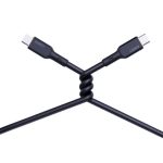 AUKEY CB-SCC242 C-to-C 1.8M 240W Silicone Cable USB 2.0 Black
