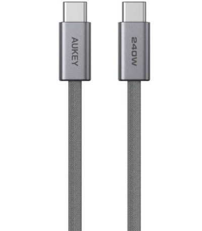 480Mbps 1.0M Braided Cable USB2.0 Gunmetal