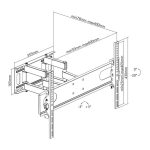 Stell Extensible adjustable mount for TV 37" - 70"  Max. loading: 35 kg