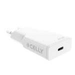 Celly SLIM TRAVEL CHARGER 1 USB-C 25W