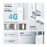 TP-link TL-MR100-Outdoor 300Mbps Wireless N 4G LTE Outdoor Router