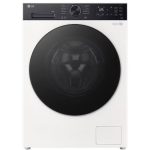 (Promo) F2X5PYNY8.AGWQME3 8 KG 1200 RPM 85x60x46 Inverter Rotary Knob Add Wash LED Touch Display Black Tint door White+Black Panel