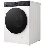 (Promo) F2X5PYNY8.AGWQME3 8 KG 1200 RPM 85x60x46 Inverter Rotary Knob Add Wash LED Touch Display Black Tint door White+Black Panel
