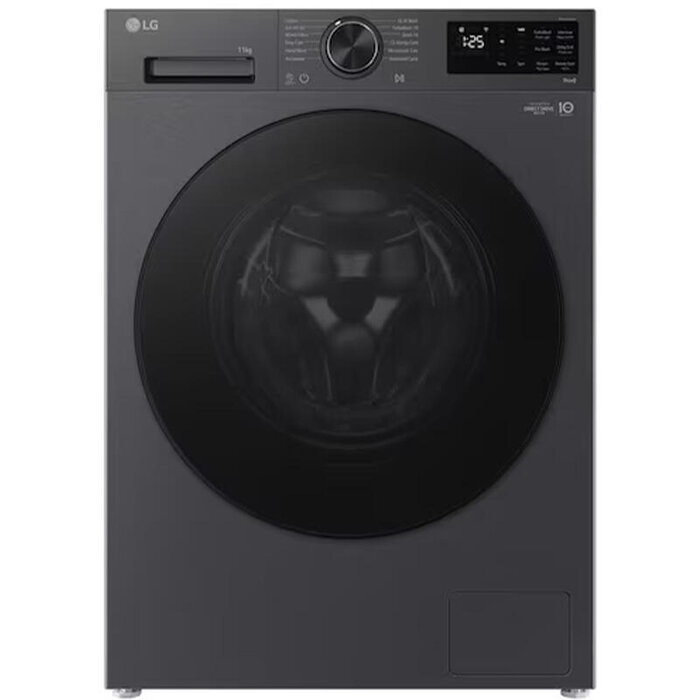 F2X5FYNY6.AEBQME3 9 KG 85x60x46 1200 RPM Inverter Rotary Knob Add Wash LED Touch Display Black Tint door Matt Black