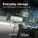 CRUCIAL PCIE G4 M.2 NVME 2TB E100 CT2000E100SSD8