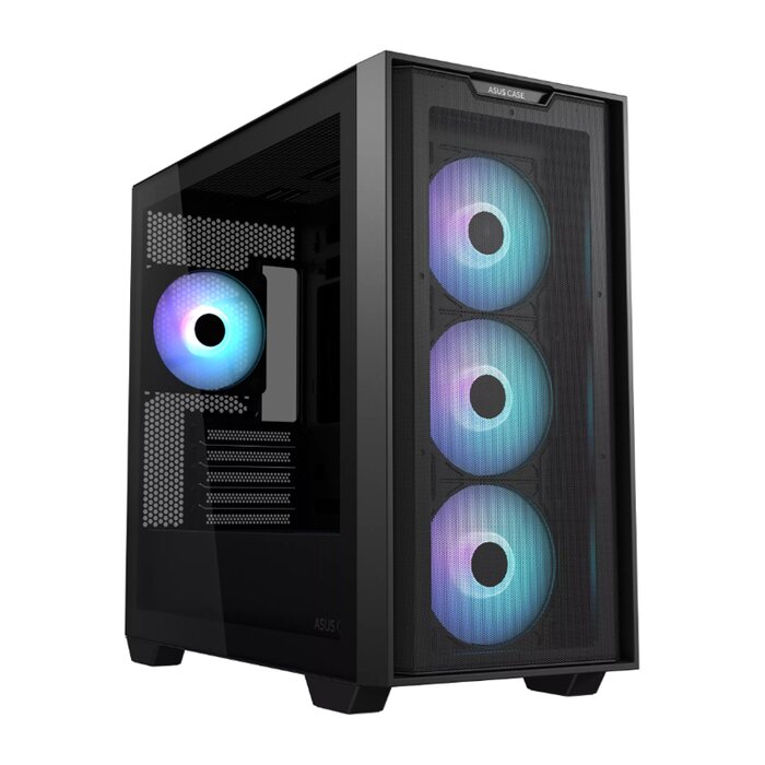 ASUS A21 PLUS Case TG ARGB Black