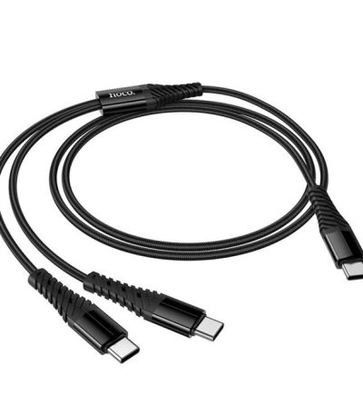 Hoco X123 Victory 2-in-1 charging cable(C to C+C)
