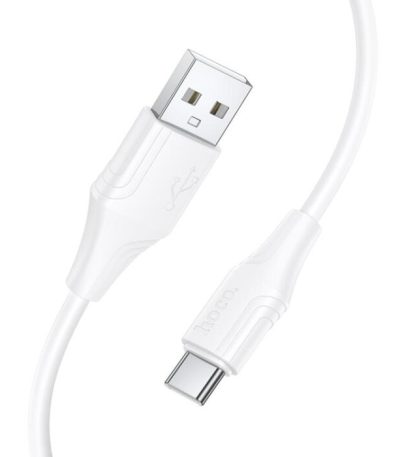 Hoco X124 Bien silicone charging data cable Type-C White