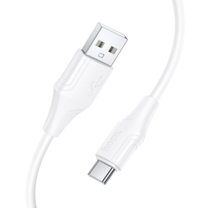 Hoco X124 Bien silicone charging data cable Type-C White