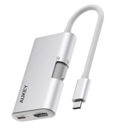 AUKEY UH-CUH01 TravelDok 3-in-1 USB-C Hub