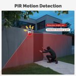 MOES Tuya WiFi Smart Siren Alarm Solar Powered Sound Light Human PIR Motion Sensor Waterproof Outdoor 120dB With Remote Control