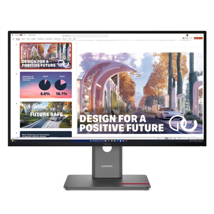 Lenovo ThinkVision P27QD-40  27" IPS QHD 2560x1440 4ms 120Hz Raven Black