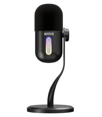 MARVO Blast 50 Black Streaming Microphone