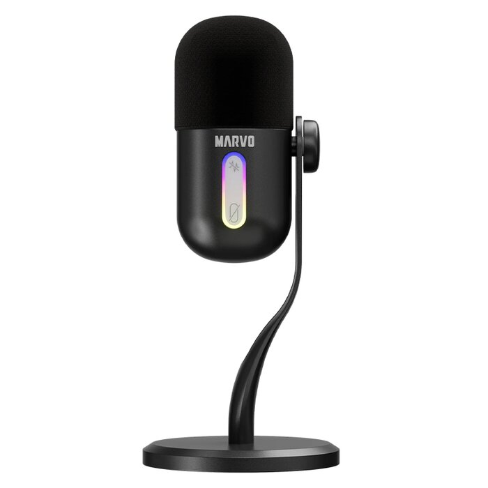 MARVO Blast 50 Black Streaming Microphone