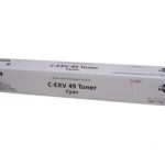 Canon C-EXV49 Toner Cartridge Cyan,IR C3320, IR C3325, IR C3330, IR C3525i, IR C3520i, IR C3530i, iR-ADV DX C37xx Series (19000 Pages)