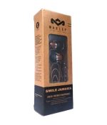 House of Marley EM-JE041-SBB Smile Jamaica In-Ear Headphones With Remote And Microphone (SINGBLACK)