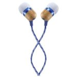 House of Marley EM-JE041-DNB  Smile Jamaica In-Ear Headphones With Remote And Microphone  DENIM